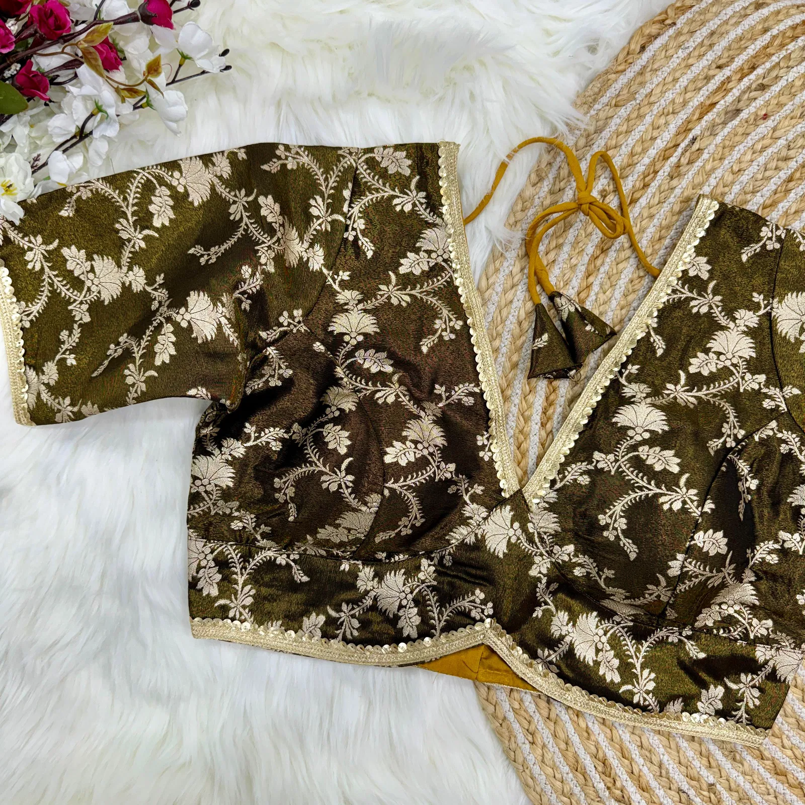 Rk Blouse Designer Banarasi Silk Blouse Wholesalers In Delhi
